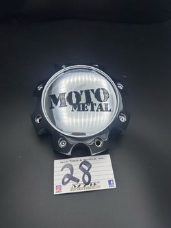 New MOTO METAL Chrome Custom 8 LUG Wheel Center Cap # 1079L170-H42, S1410-15