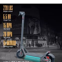 ELECTRIC SCOOTER 15MPH-