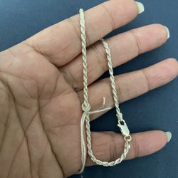 Real 925 Sterling Silver Bracelet $40’ $43