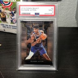 2018 Panini Select DeAndre Ayton Rookie Psa 9