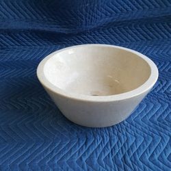 Round Marble Surface Mount Sink