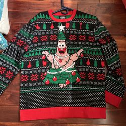 Patrick Star Christmas Sweater 