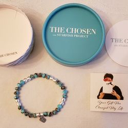 The Chosen Movie Series New 5 & 2 Silver Bracelet Sells For $30 READ BELOW