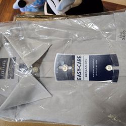 New Stafford Easy-Care Dress Shirt – 16.5" Neck, 34/35 Sleeve