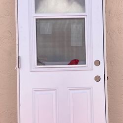 30" x 80" Right Hand Outswing Door New $350