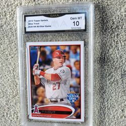 Mike Trout 2nd Year, 1st Year All Star Card