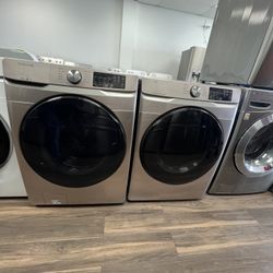 Washer And Dryer Samsung Electric 