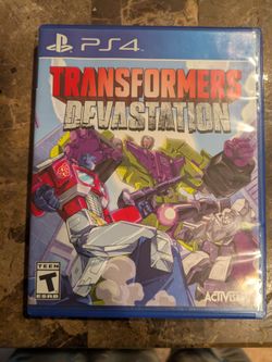 Transformers Devastation For the PS4