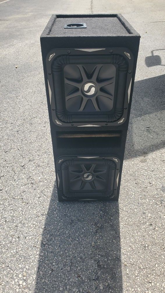 (2) Kicker Solo-Baric L7S 10" Subwoofers In Box