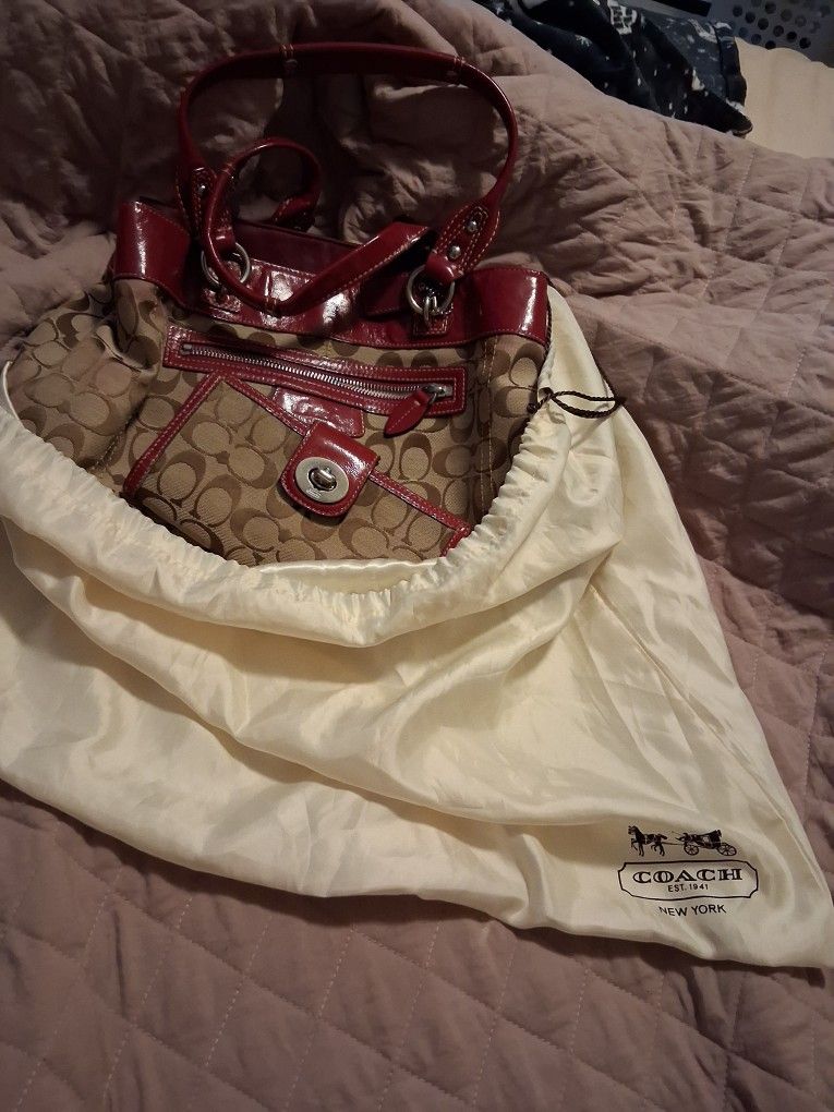 Designer Handbag And Matching Wallet