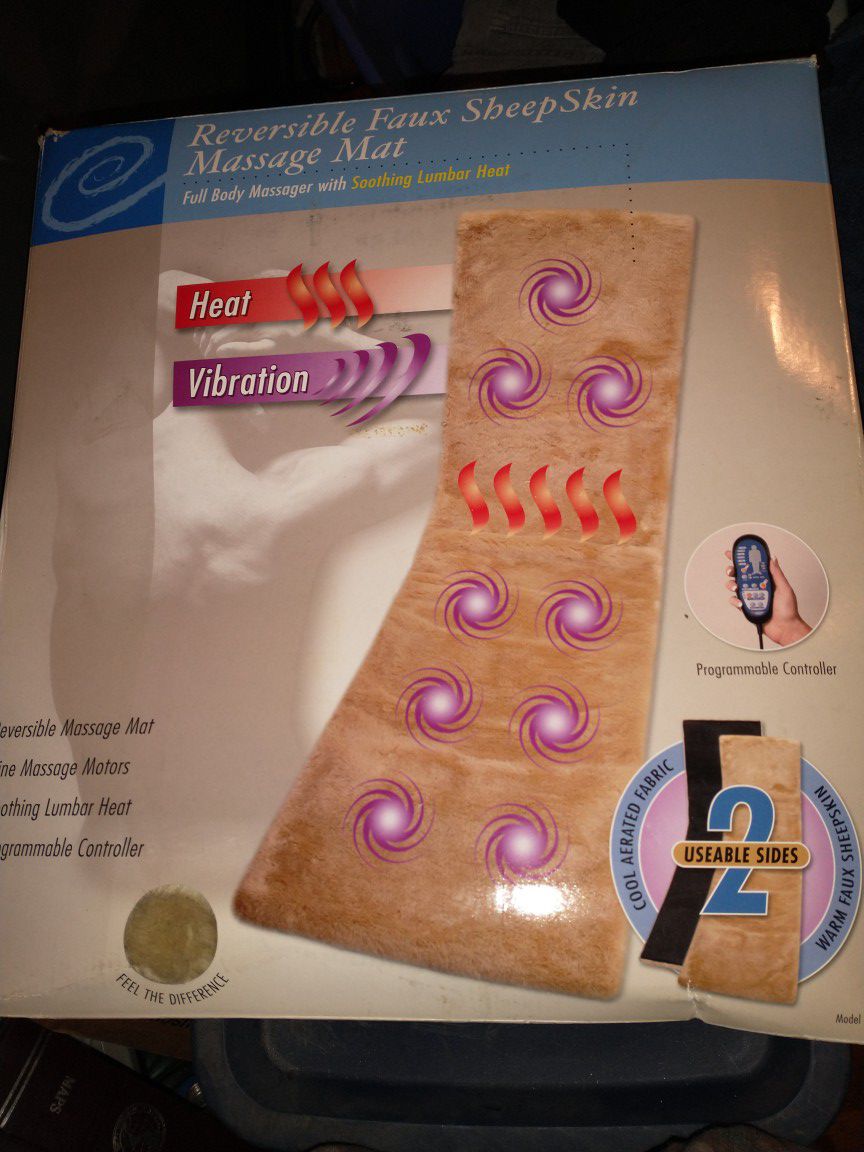 Reversible flex sheet skin massage mattress