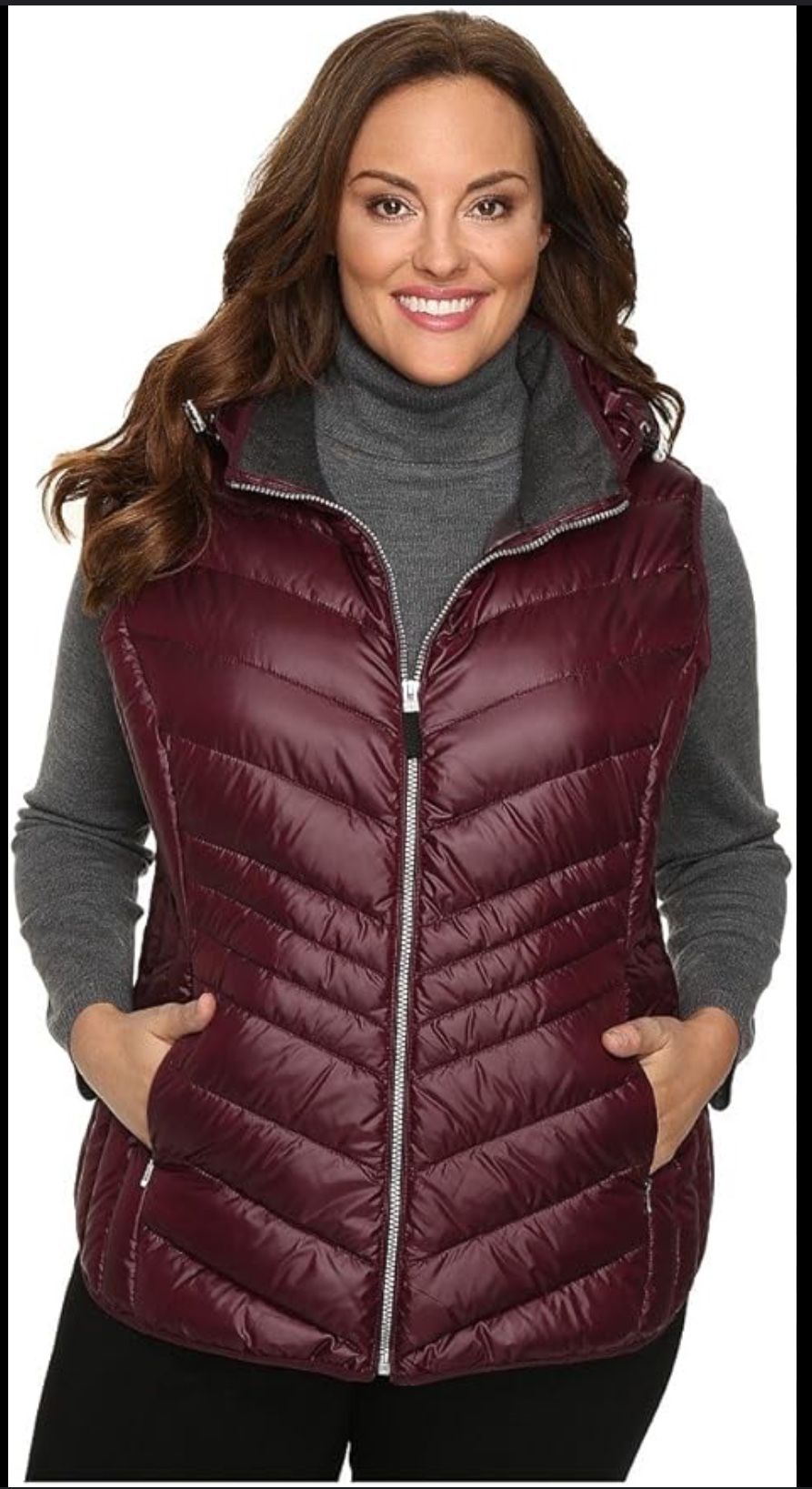 Calvin Klein Performance Women's Water-Resistant Quilted Puffer Vest