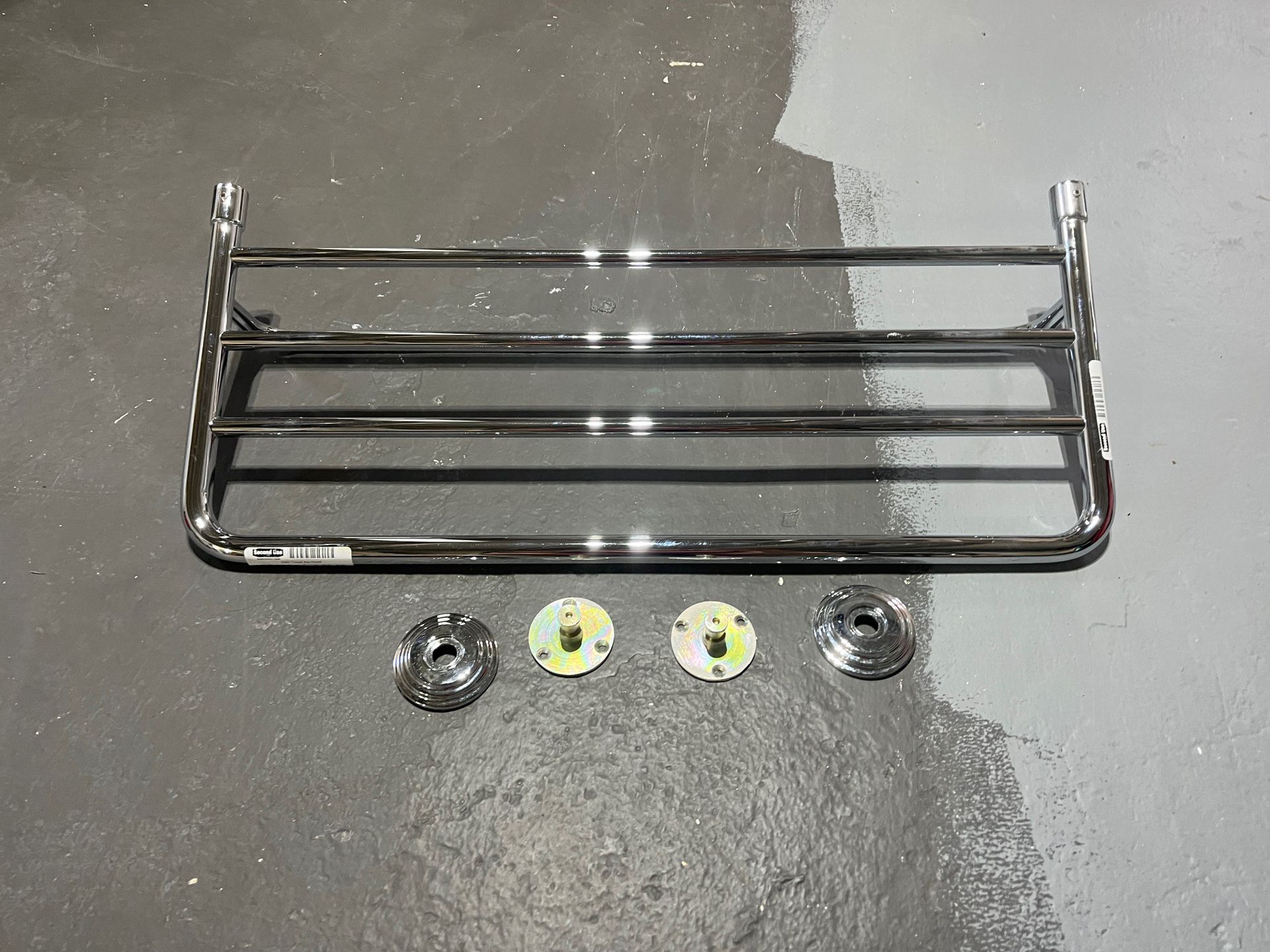 Crome Bathroom Towel Rack