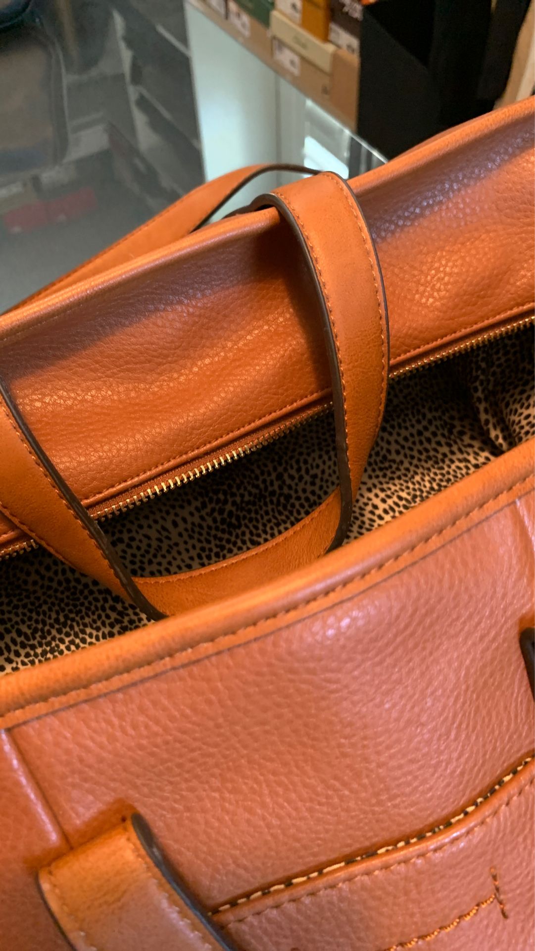 Sole/ society Vegan leather travel bag