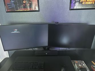 Dual 2k 180hz monitors with dual stand