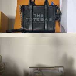 Marc Jacobs Mini All Black Tote Bag