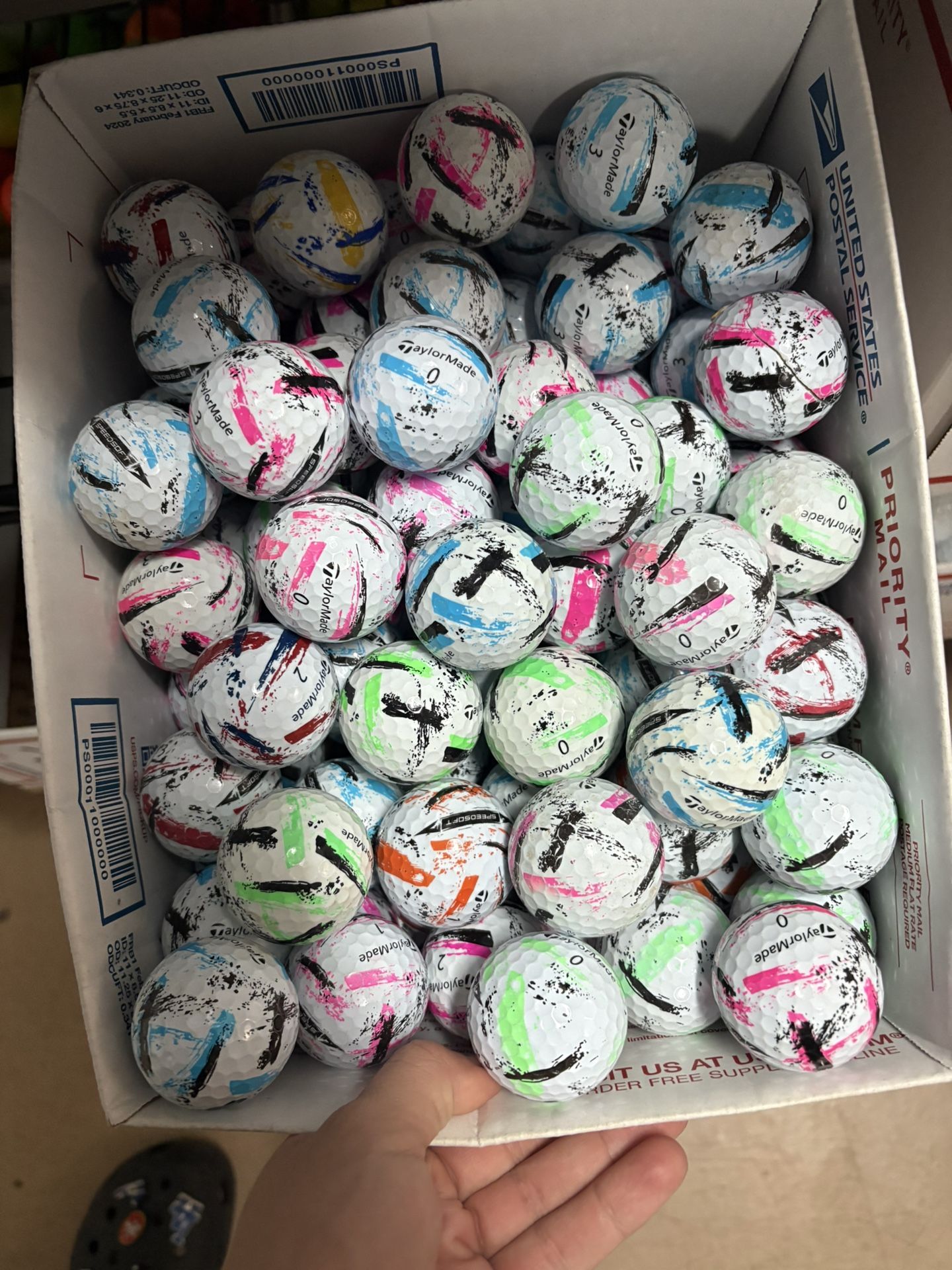 Taylormade Speedsoft Splatter Golf Balls $1 Each