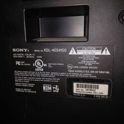 Sony 40" TV