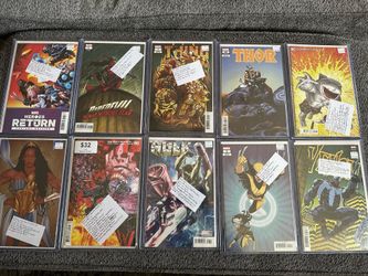 NM/NM+ modern comics (key, 1st app, ratios)