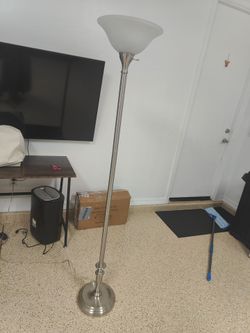72" long stainless steel lamp in very good condition asking $25 OBO