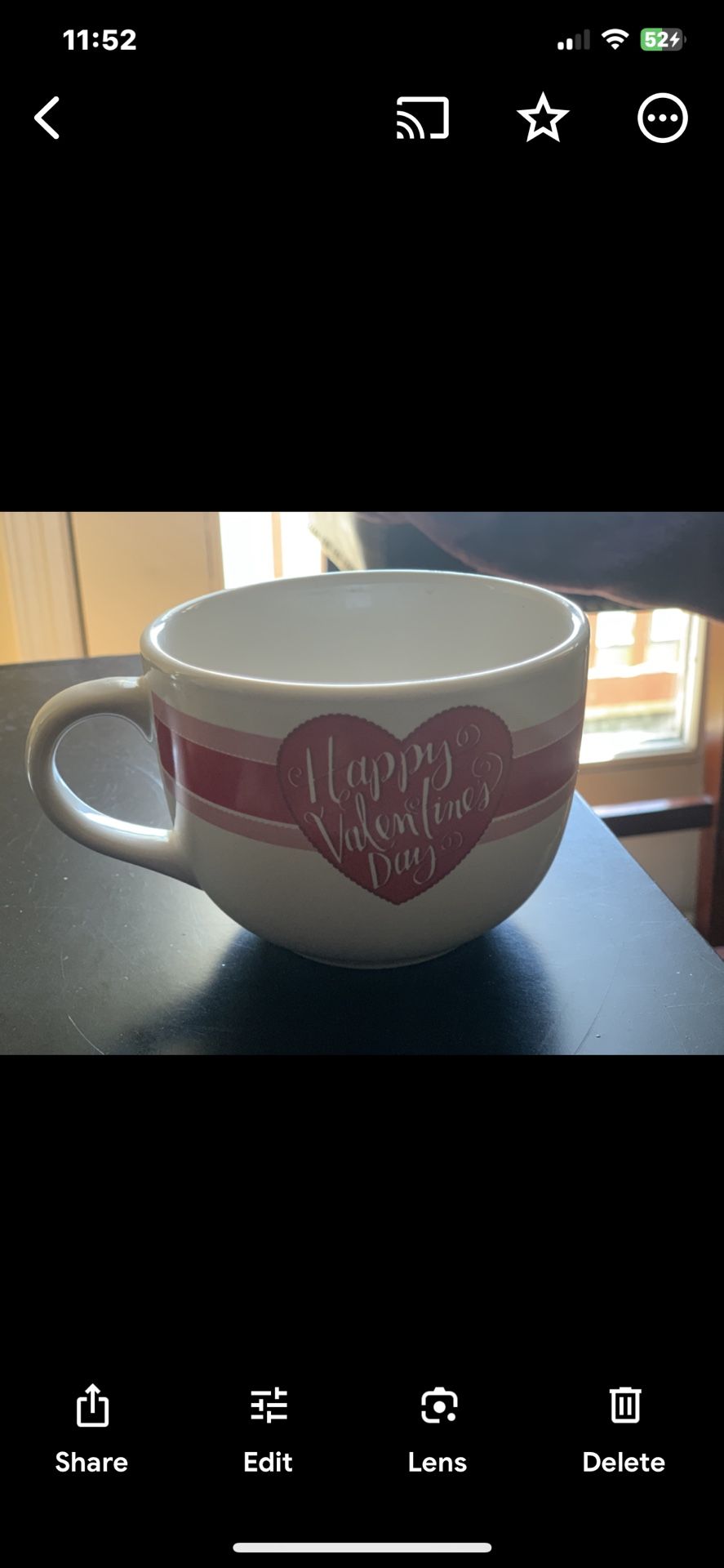 Valentines Coffee Cup