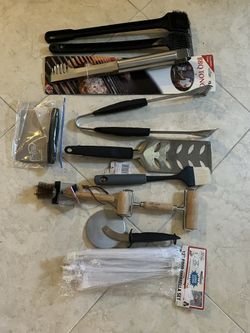 BBQ set utensils silverware  