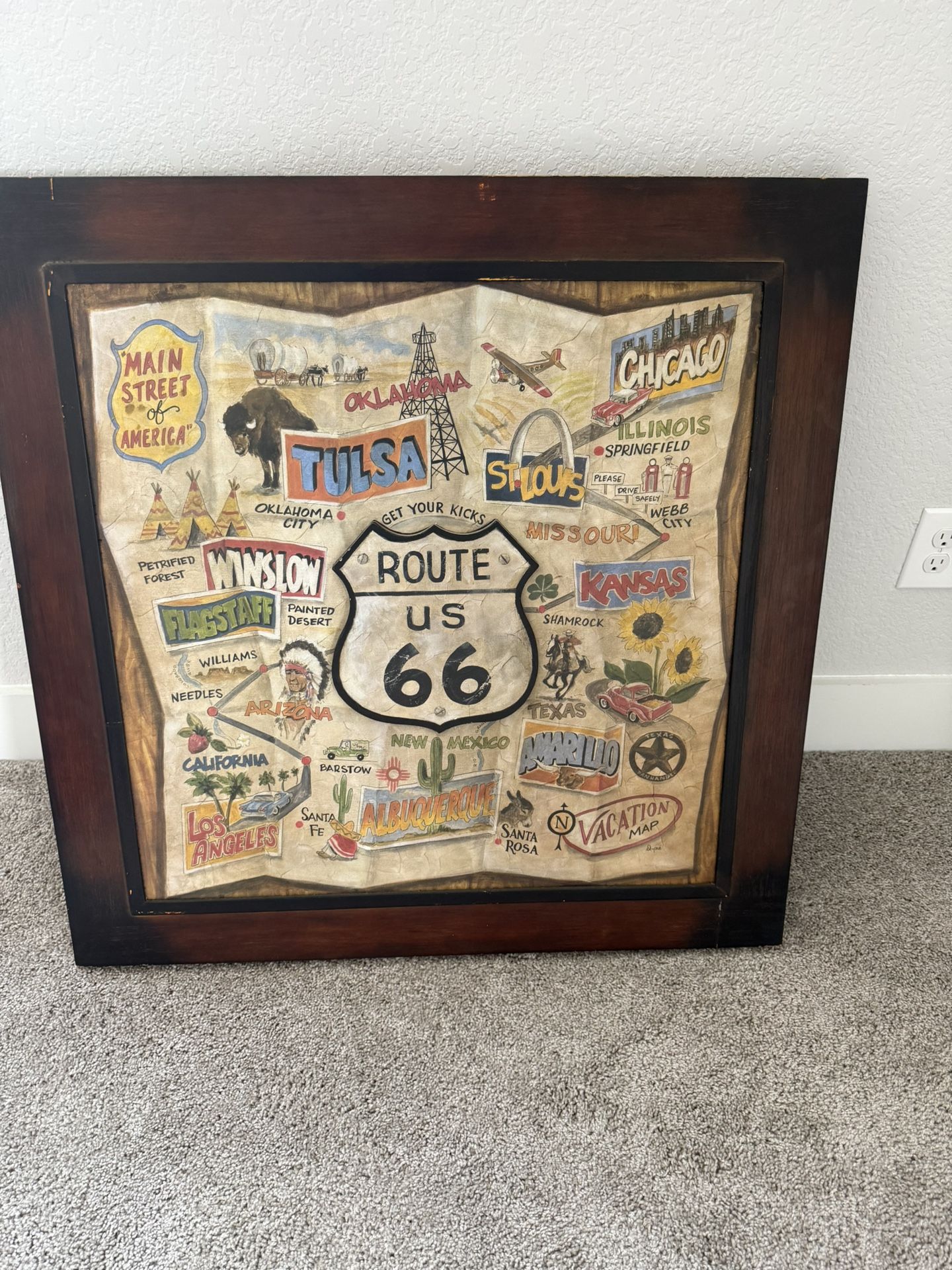 Route 66 Wall Art
