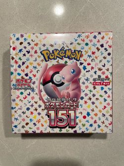 Scarlet Violet 151 JAPANESE Booster Box *SEALED* Pokemon SV2a Pokémon TCG Charizard Blastoise Venusaur Pikachu