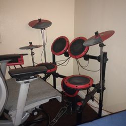 Ddrum Electronic 5 Piece Set With Computer 