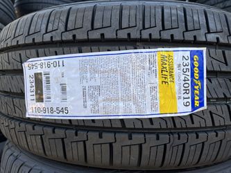 GOODYEAR ASSURANCE MAXLIFE 235/40R19 TIRES FOR SALE!!!!!