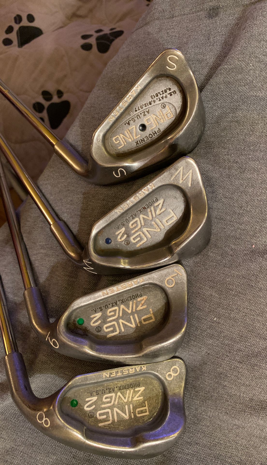 Ping zing 2 8,9,pw and zing sw. $90. So cal