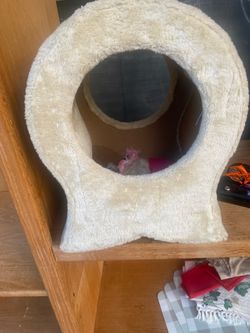 Plush Cat Cave Hideaway Bed