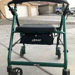 Walker with chair 