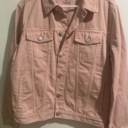 Salmon/pinkish Pacsun Jean Jacket