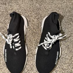 Balenciaga Speed lace up cloth trainers