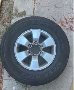 OEM 16" Toyota 6-Lug Wheel/Rim w/ Flat Tire 265/70R16