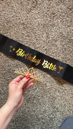 Birthday Sash & Crown