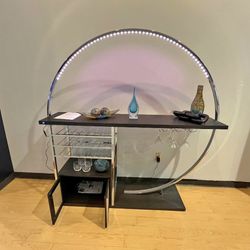Grey Chrome LED ROUND BAR UNIT 