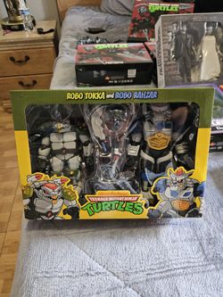 Neca Ninja Turtles Robo Tokka And Robo Rahzar