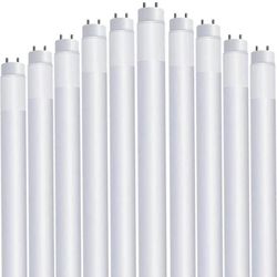 4 Foot LED Light Tube Bulbs (10 Count)