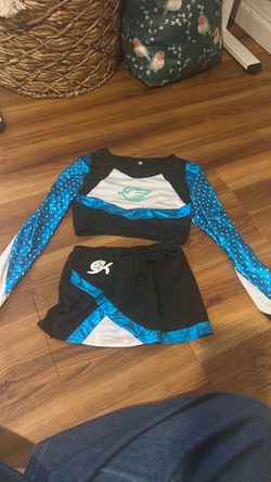 Euphoria Cheerleading Uniform Top and Skirt Set