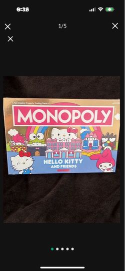 Hello Kitty 50th Anniversary Exclusive MONOPOLY -Rose Gold Box & Tokens -More Hello Kitty In Profile 😎 ( Price Is Firm)