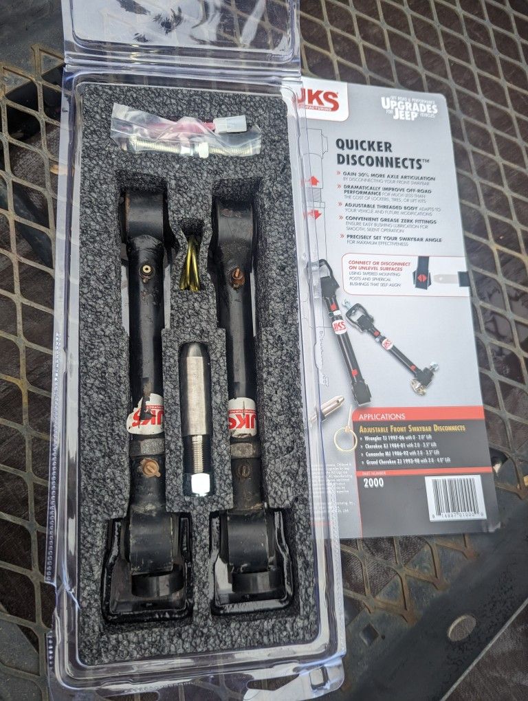 JKS Quicker Disconnect sway bar end links For Jeeps