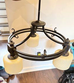 Dining room chandelier light