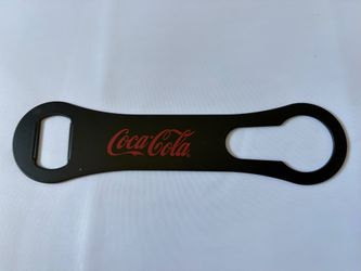 Coca Cola double sided steel bottle opener   brand new
