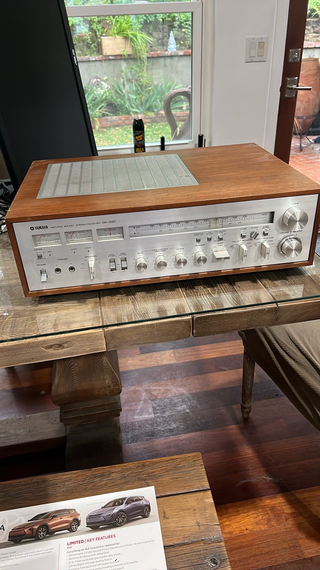 Yamaha Natural Sound Stereo Receiver, Cor – 1020