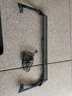 KC HiLiTES Overhead Mount C50 LED Bar & Bracket Kit for 07-18 Jeep Wrangler JK