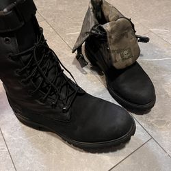 Timberland Men's 6" Premium Gaitor Flip Down Boots Size 10 Men