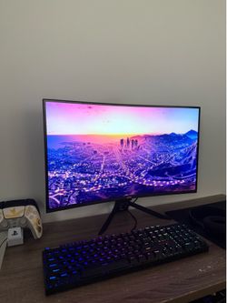 GTEK Q2765VC 27’’ QHD 2k 1440p 165Hz Curved Gaming Monitor