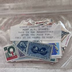 100 Mint Condition AMERICAN STAMPS